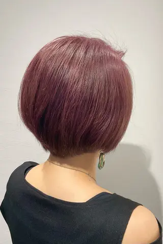 ショート カラー 似合わせカラー✨人気 荻窪🌈川端風子のヘアスタイル