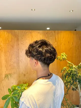 ショート パーマ メンズ メンズパーマ達人/ フェード/イツキのヘアスタイル