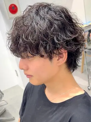 パーマ メンズ fifth天神メンズ パーマ職人/山口皓大のヘアスタイル
