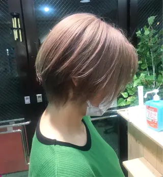 ショート カラー ヘアアレンジ 🧶ブリーチカラー TERU🧶のヘアスタイル