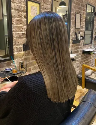 セミロング 大内田 凌馬のヘアスタイル