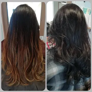 カラー 堀 望美のヘアスタイル