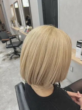 ショート カラー Lamie所属・大人女子&髪改善専門 Nobuフリーランスのヘアスタイル
