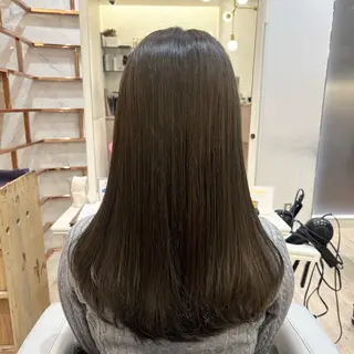 ロング カラー かどたはるな レイヤー/パーマのヘアスタイル