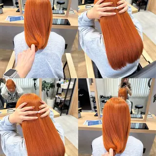 セミロング カラー regalo 森重ユウのヘアスタイル