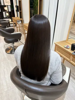 ロング カラー 🪐韓国／グレージュ ／ ｓａｋｕｒａ☽⋰のヘアスタイル