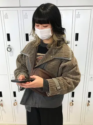 ミディアム カラー 🇰🇷カルマパーマ kaito🇰🇷のヘアスタイル