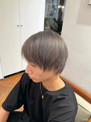 ショート カラー メンズ 吉田 新平のヘアスタイル