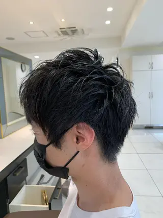 ショート メンズ 小田切 栄司のヘアスタイル