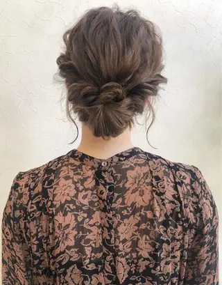 ミディアム カラー ヘアアレンジ nakahara madokaのヘアスタイル