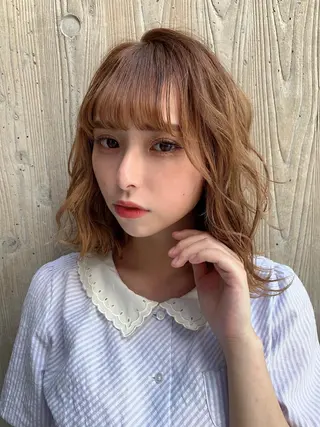 ミディアム 🌿MASATO 🌿韓国ヘアのヘアスタイル