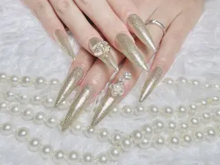 ネイル ki🍒🍒 ki ツルツルネイルのネイルデザイン