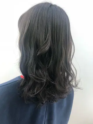 カラー 茅ヶ崎/ハイライト/ ハイトーン/関口実華のヘアスタイル
