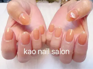 ネイル kao nail マグネット/長さだしのネイルデザイン