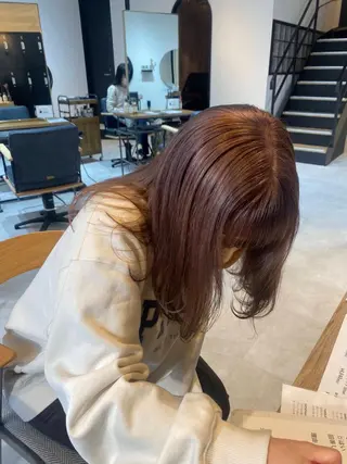 ロング Juri /暖色カラーのヘアスタイル