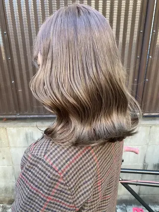 ミディアム カラー ness ネスのヘアスタイル