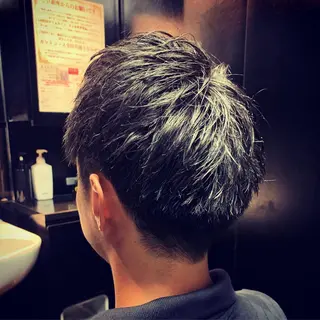 ショート メンズ HIROGINZA ヒロ銀座 青山所属・マツオ リュウホウ🐉のヘアスタイル