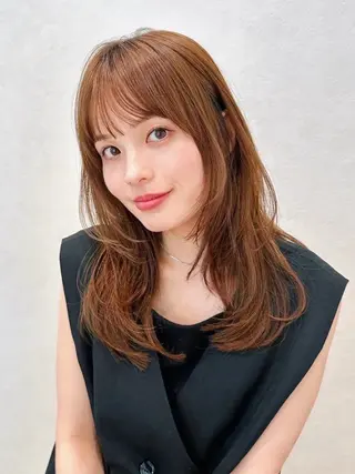 ロング カラー パーマ 💍🧸カラーモデル 募集中🧸💍のヘアスタイル