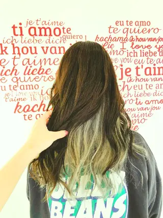 セミロング クリーピー　オーナー 福田 将太のヘアスタイル