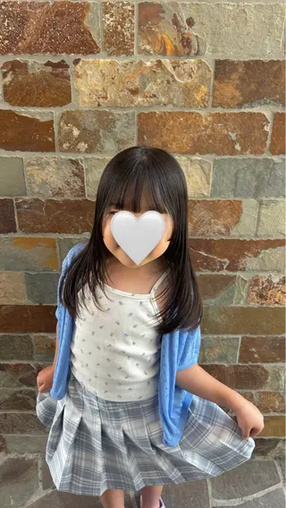 セミロング キッズ 村松 麻菜のヘアスタイル