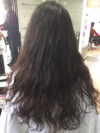 セミロング ロング カラー パーマ Hair&Eyelash SUNNY GRACE✂︎Cherie所属・SUNNY GRACEのヘアスタイル