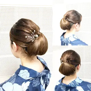 ロング カラー ヘアアレンジ ＊ asukaのヘアスタイル
