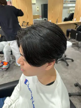 ミディアム ヘアアレンジ メンズ Mens Salon Gray by NYNY所属・Gray by NYNYのヘアスタイル