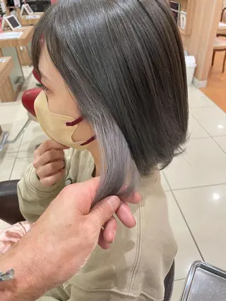 ミディアム カラー Coup所属・Coup   滝田 聡のヘアスタイル