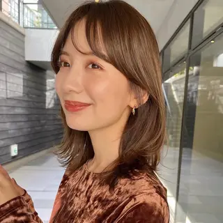 ロング カラー 🌱小顔ヘア/ボブ ミディアム/双葉🌱のヘアスタイル