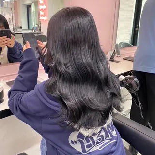 ミディアム カラー 上品・艶カラー 銀座/ユウナのヘアスタイル