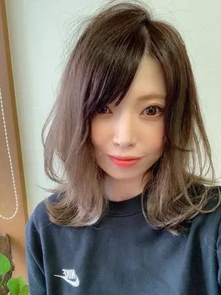 ミディアム カラー 狩野 純一郎のヘアスタイル