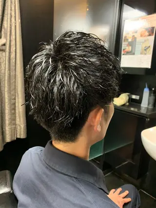 ショート メンズ ヒロ銀座 バーバーショップ神楽坂所属・ひらお あおとのヘアスタイル