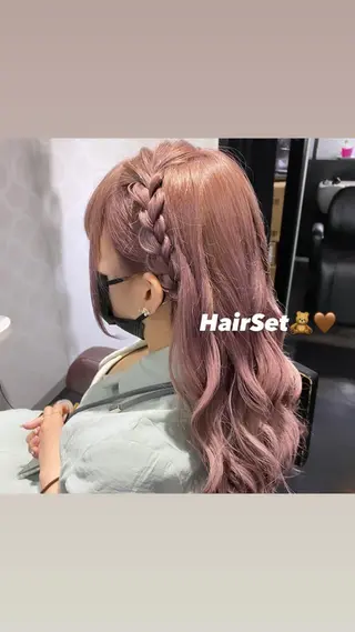 ヘアアレンジ chinatsu 🧸𖤐⡱のヘアスタイル
