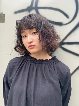 カラー パーマ ヘアアレンジ パーマ指名No1 /namiのヘアスタイル