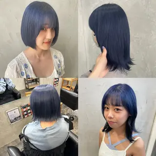カラー fudge所属・MaisonHALU 松浦光咲のヘアスタイル