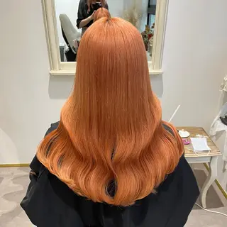 ロング カラー MOE🐈‍⬛🎀 エクステ/ワンホンのヘアスタイル