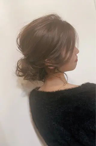 ミディアム 髪質改善/艶髪/ 透明感カラー/サラのヘアスタイル