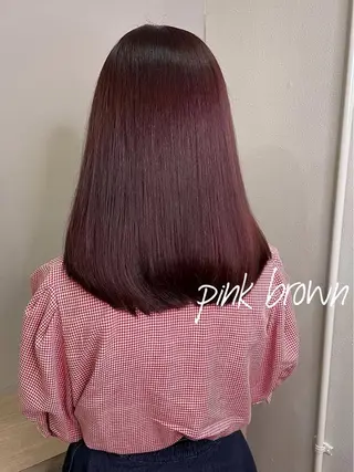 セミロング カラー 💝透明感/ブリーチ /れい💝のヘアスタイル