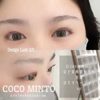 マツエク・マツパ Coco Minto所属・Coco Minto ／JUNKOのマツエク・マツパデザイン