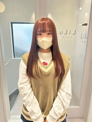 ロング カラー お洒落パーマ/ 艶カラー/michiのヘアスタイル