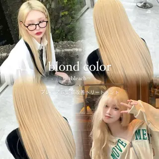 ロング カラー モテ髪💕ハイトーン yuriaのヘアスタイル