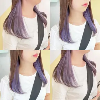 カラー 渋谷:インナーカラー ／🍒エリカ🍒のヘアスタイル