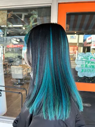 セミロング 透明感カラー 暖色shihoのヘアスタイル