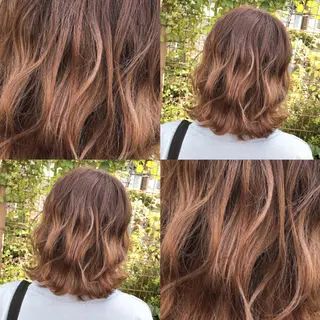 ミディアム mahiro 🦎のヘアスタイル