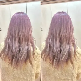 セミロング ヘアメ🎀カラー🥣 横浜/しほ🧸👑のヘアスタイル