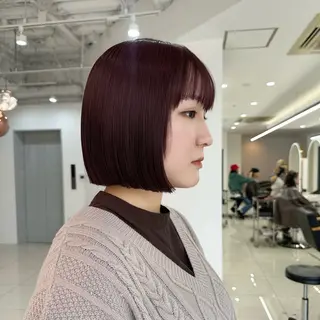ショート カラー Haruka 🎀暖色カラーのヘアスタイル