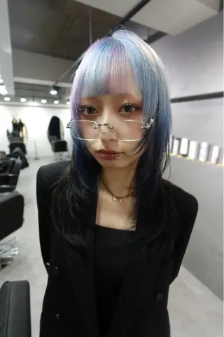 ロング カラー カットカラー特化 ⭐️代表⭐️のヘアスタイル