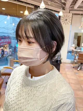 ショート カラー 杉村 未来のヘアスタイル