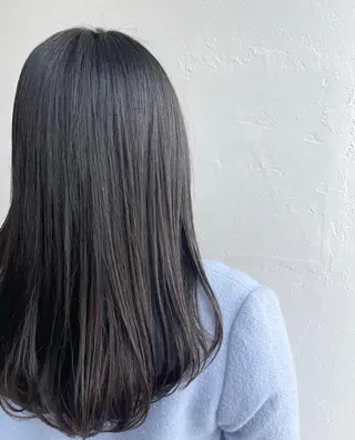 セミロング ZA/ZA  AOYAMA所属・フェミニンスタイル/ 艶カラー/amiのヘアスタイル