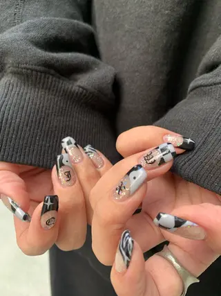 ネイル kana/モード ・グランジ໒꒱のネイルデザイン